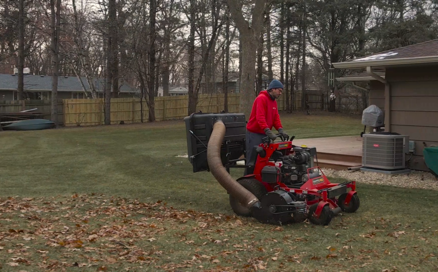 leaf removal for winter preparation Minnesota