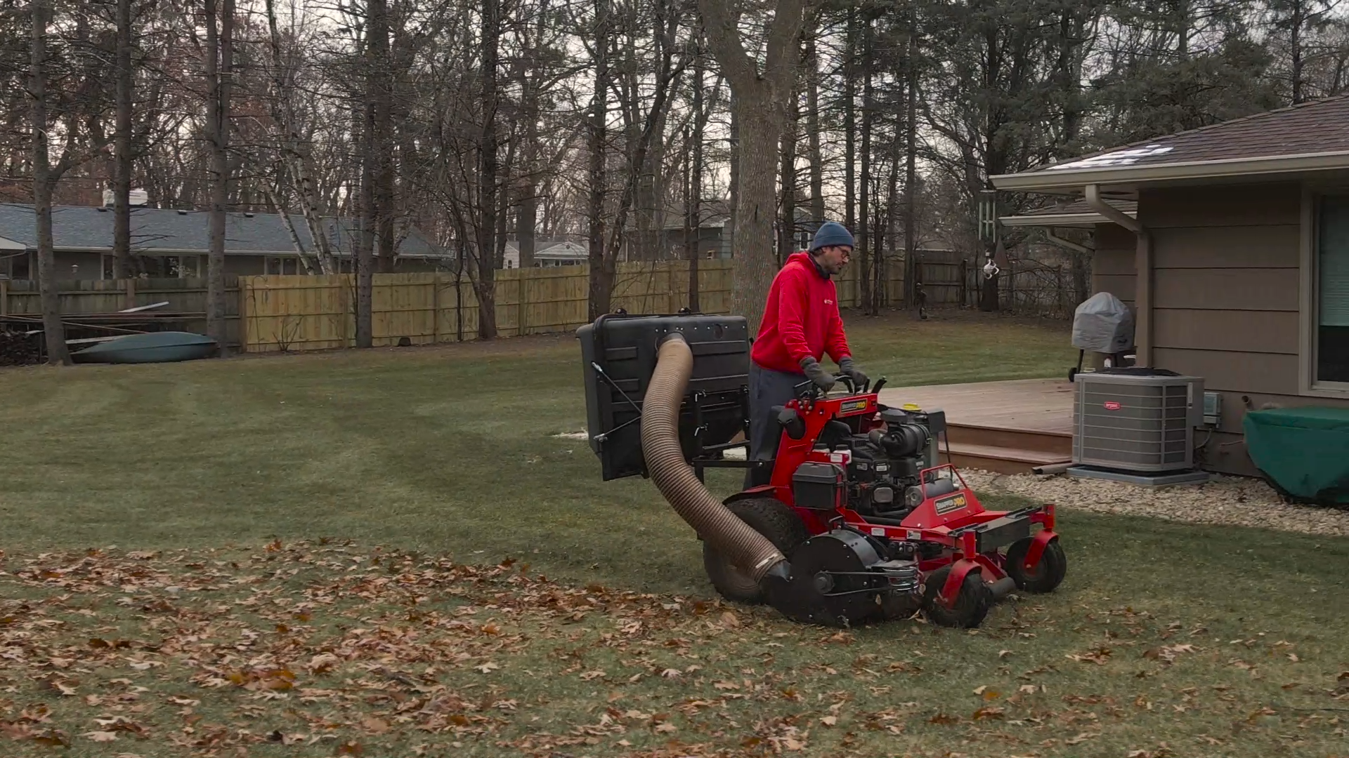 leaf removal for winter preparation Minnesota