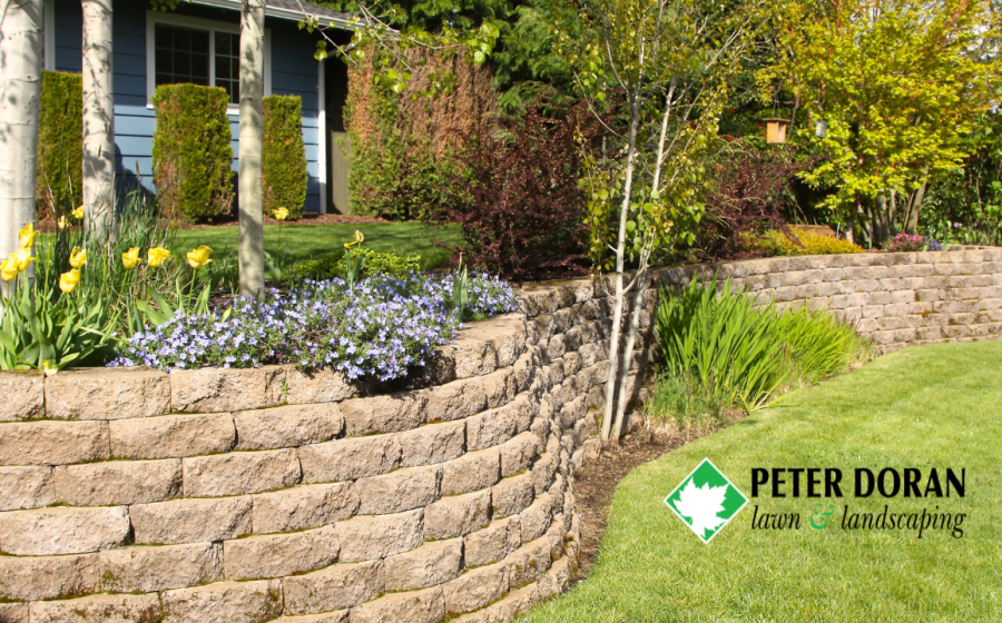 retaining wall drainage Minneapolis