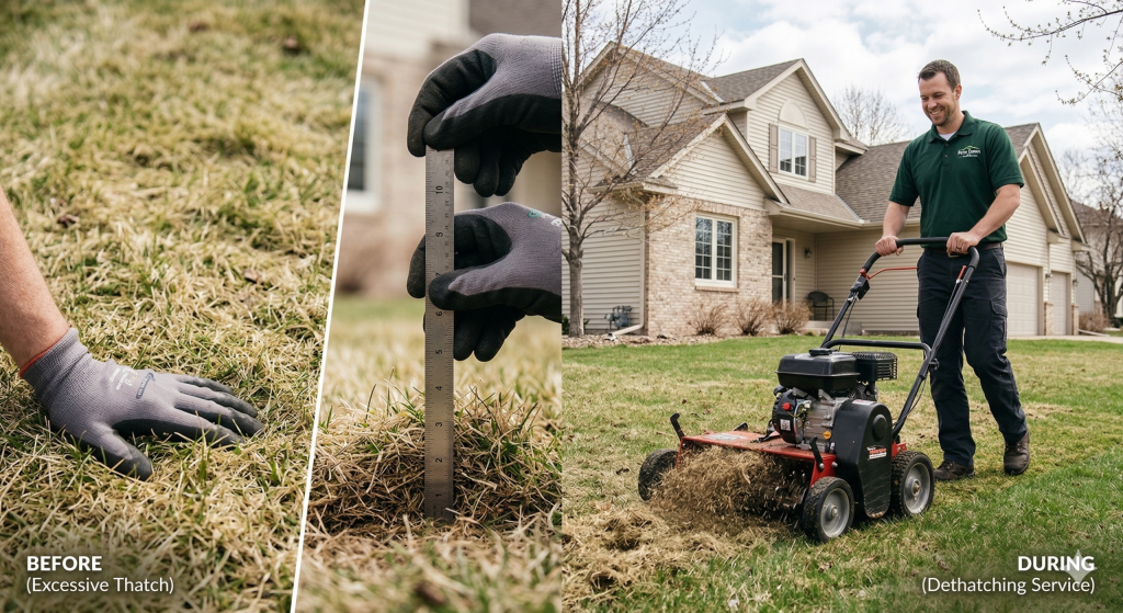 Spring Clean Up Thatching Dethatching Lawn: Spring Prep for a Healthy Minneapolis Lawn