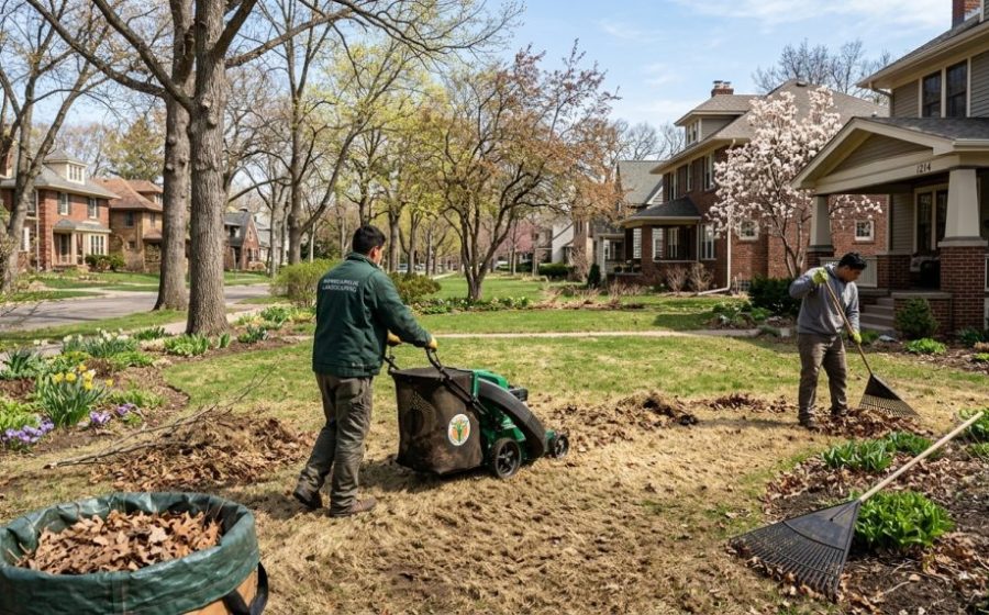 spring lawn cleanup minneapolis