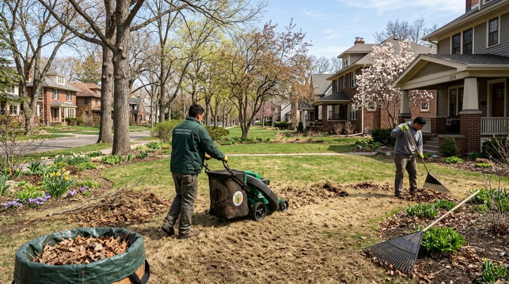 spring lawn cleanup minneapolis
