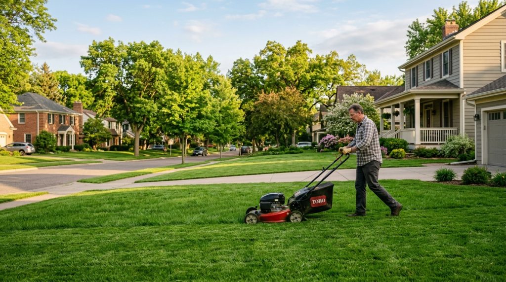 best time to mow lawn minneapolis
