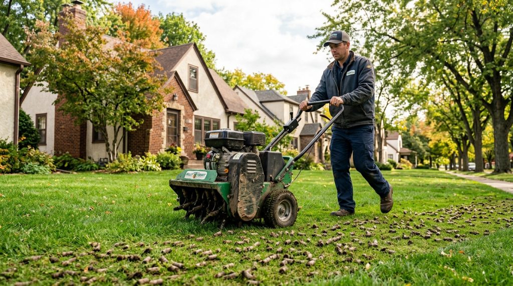 lawn aeration Minneapolis