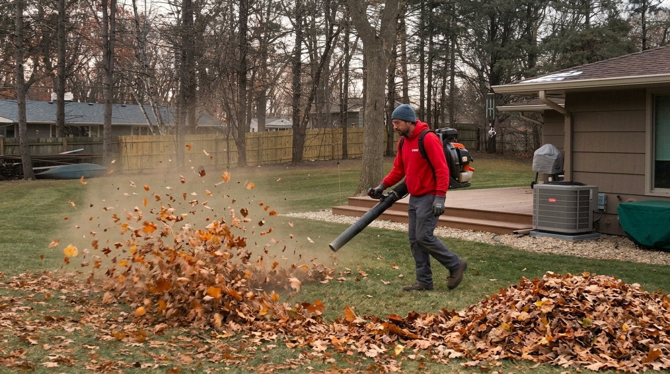 fall leaf clean up near me